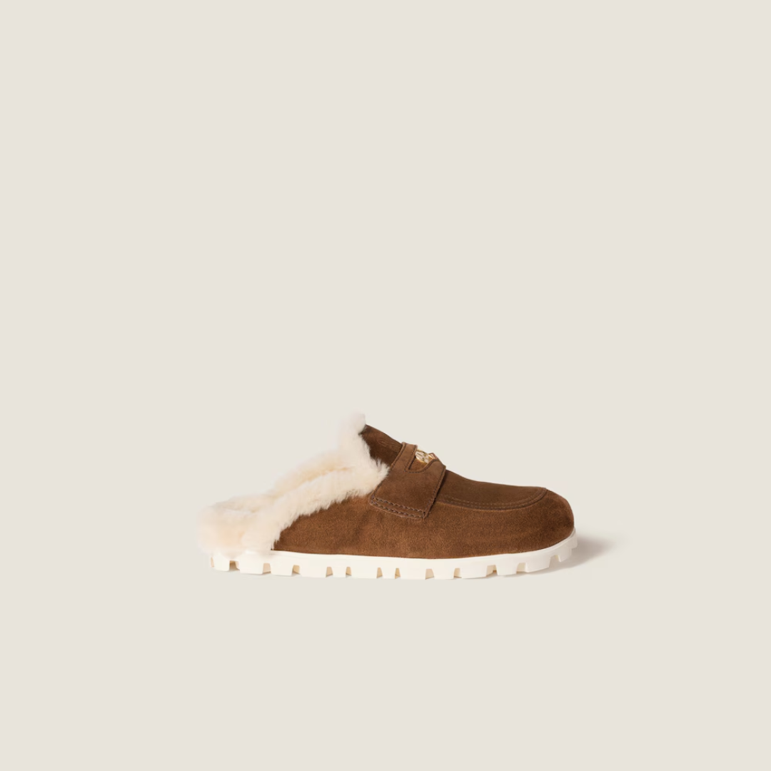 Suede Mules