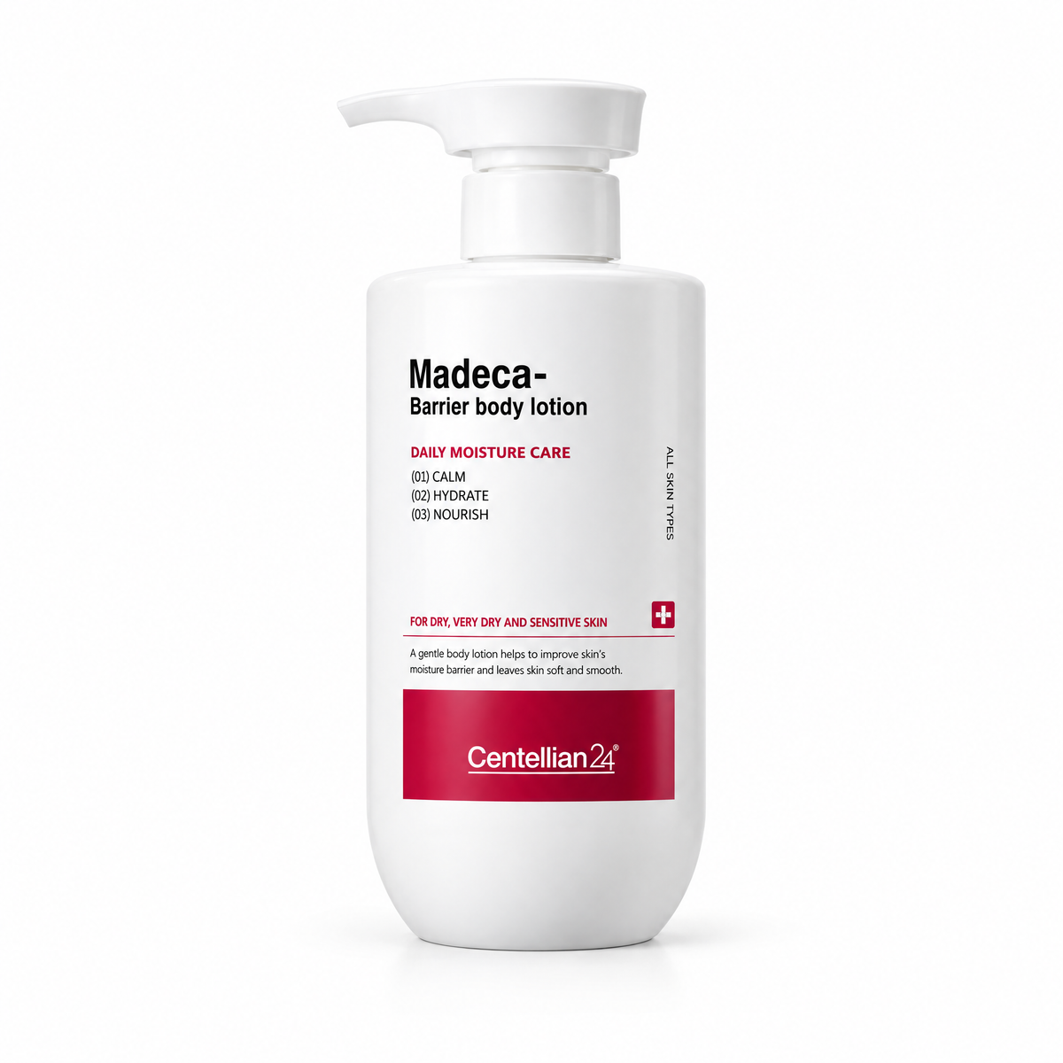 Centellian24 Madeca Barrier Body Lotion 500 ml — Slight-angle white studio photograph