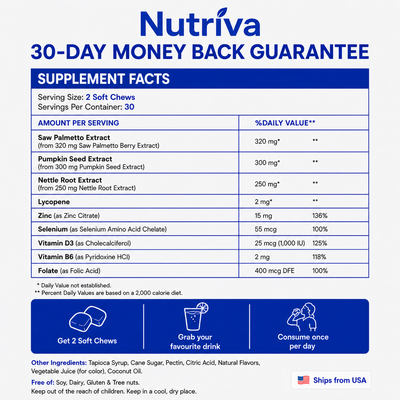 Nitric Oxide & Prostate Health Chews