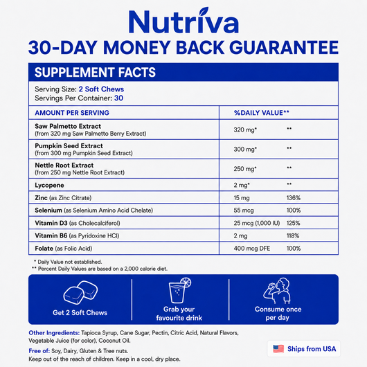 Nitric Oxide & Prostate Health Chews