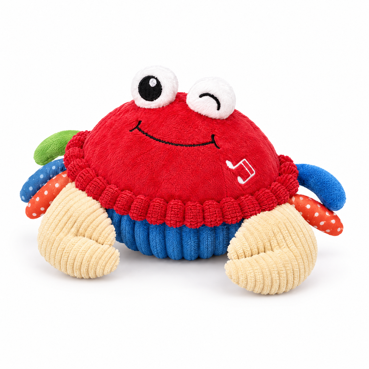 Crab — red musical dancing plush studio product view